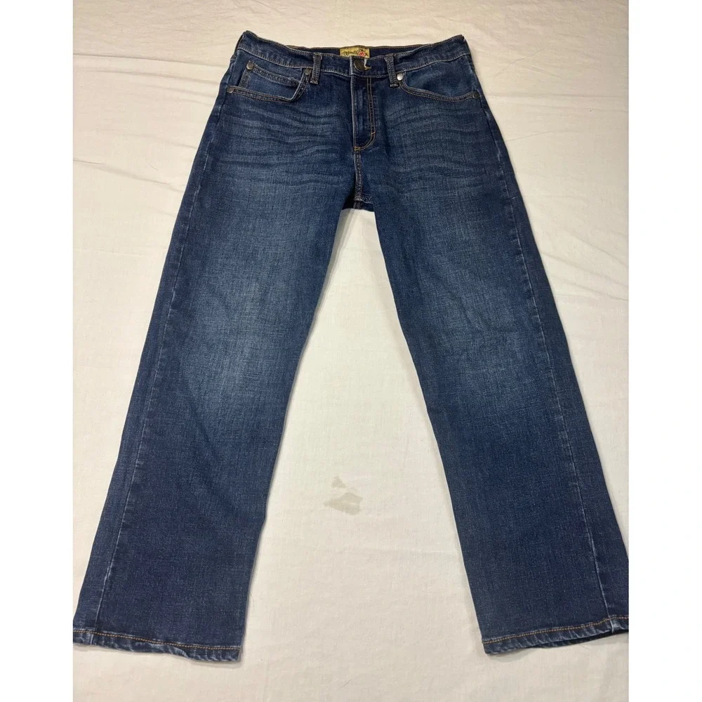 Wrangler 20X No. 42 Vintage Bootcut Jeans Mens 32x30 Dark Wash Stretch 1033MWXAB